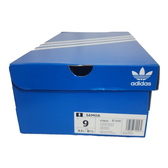Adidas Samoa Men’s Size 9 Sneakers Cloud White 675033 NWB NIB Casual Classics - Picture 2 of 16